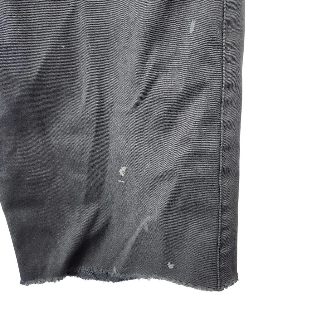 Carhartt Grey Chino Khaki Cut Off Shorts - Picture 3 of 6